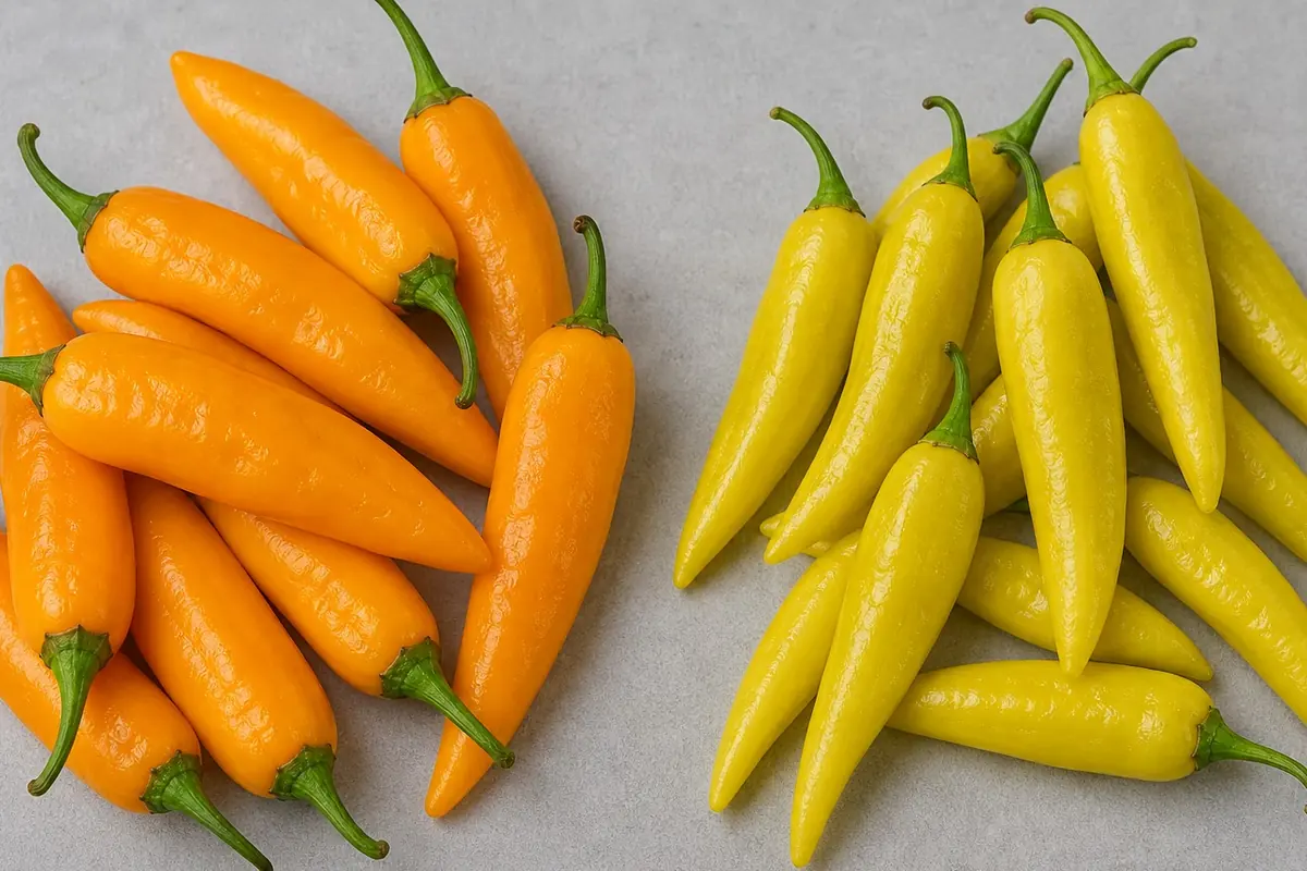 Aji Amarillo and Aji Limo comparison