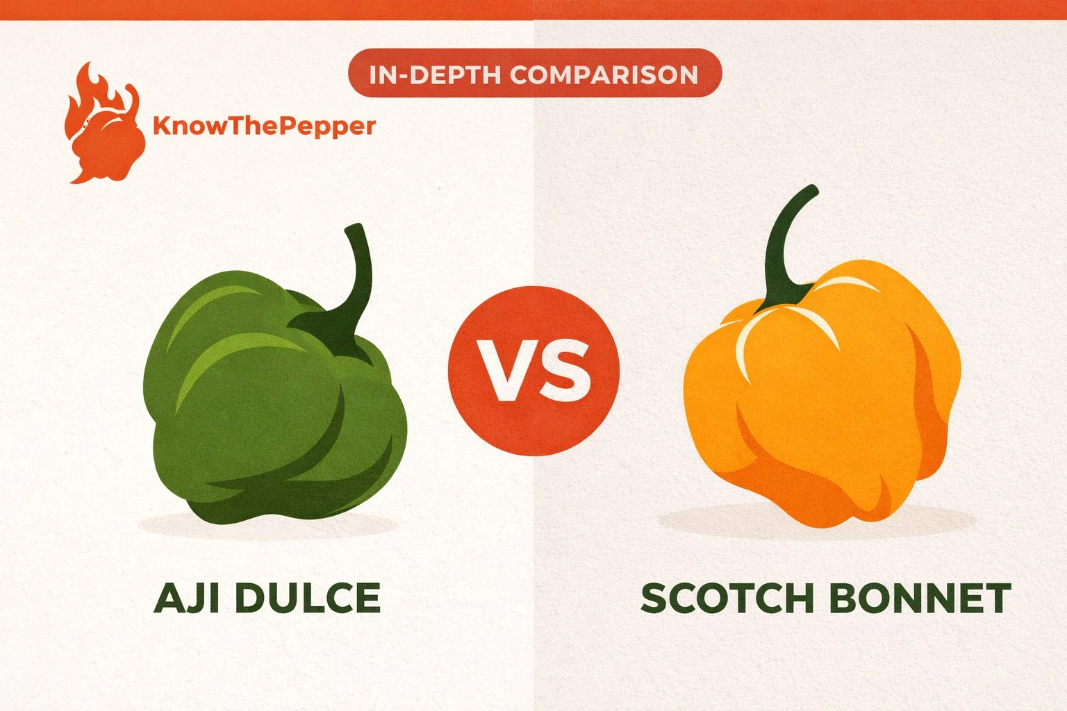 Aji Dulce vs Scotch Bonnet comparison