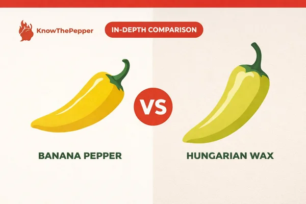 Banana Pepper vs Hungarian Wax: Key Differences Explained