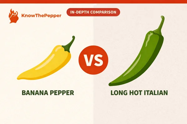 Banana Pepper vs Long Hot Italian: Key Differences Explained