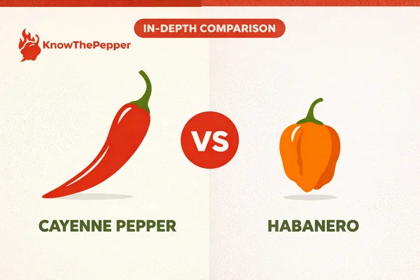 Cayenne Pepper vs Habanero: Taste, Heat & When to Use Each