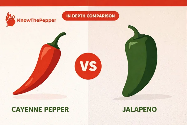 Cayenne vs Jalapeño: Heat Levels & When to Use Each