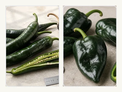 Chilaca vs Poblano: Two Dark Fresh Chiles