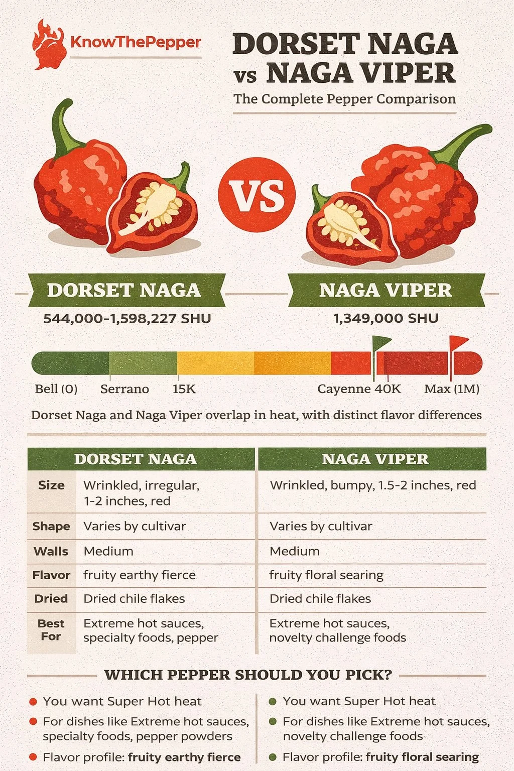 Dorset Naga and Naga Viper comparison