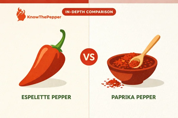 Espelette vs Paprika: Key Differences Compared