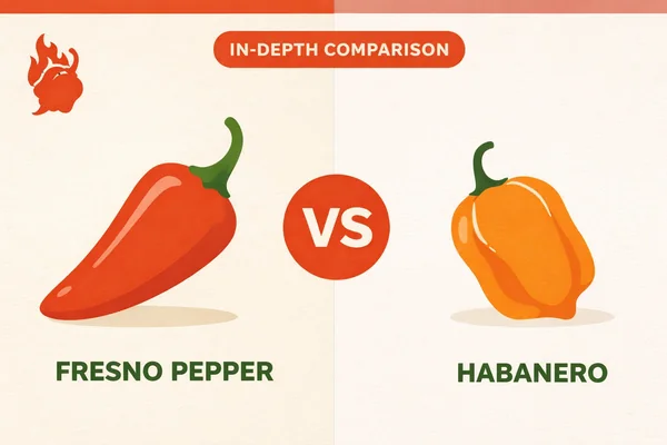 Fresno Pepper vs Habanero: Heat, Flavor & Key Differences