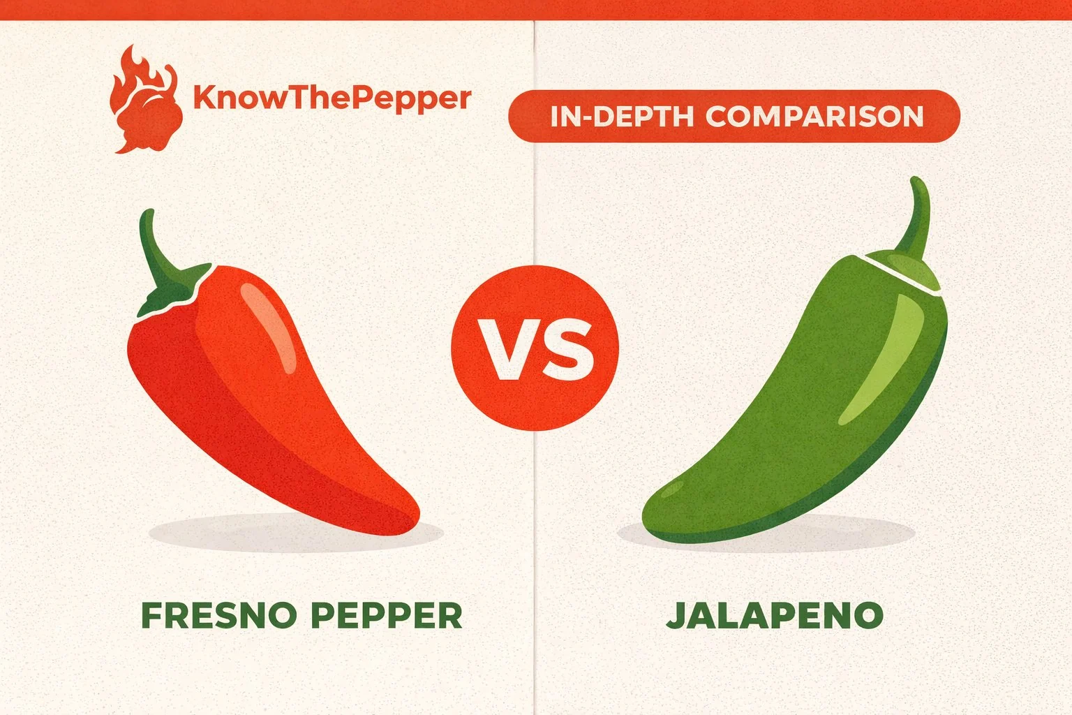 Fresno Pepper vs Jalapeño comparison