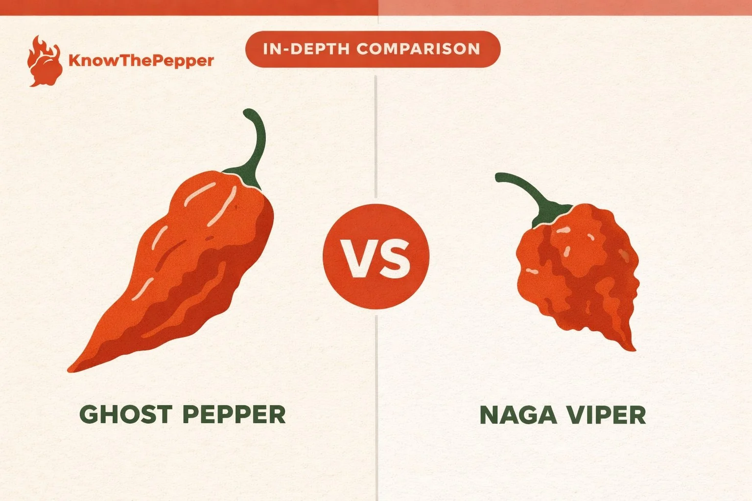 Ghost Pepper vs Naga Viper comparison