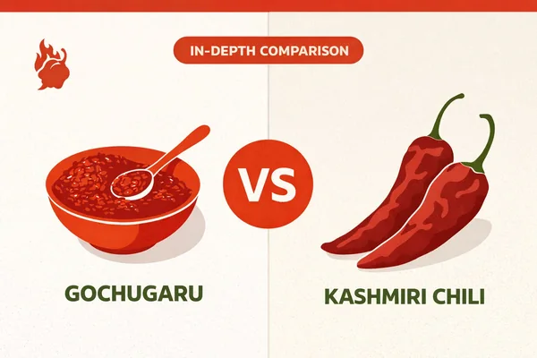 Gochugaru vs Kashmiri Chili – Heat & Flavor Compared