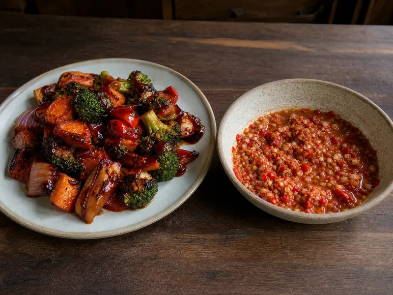 Gochujang and Sambal Oelek comparison