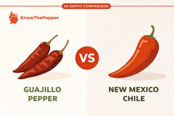 Guajillo Pepper vs New Mexico Chile: What's the Difference?