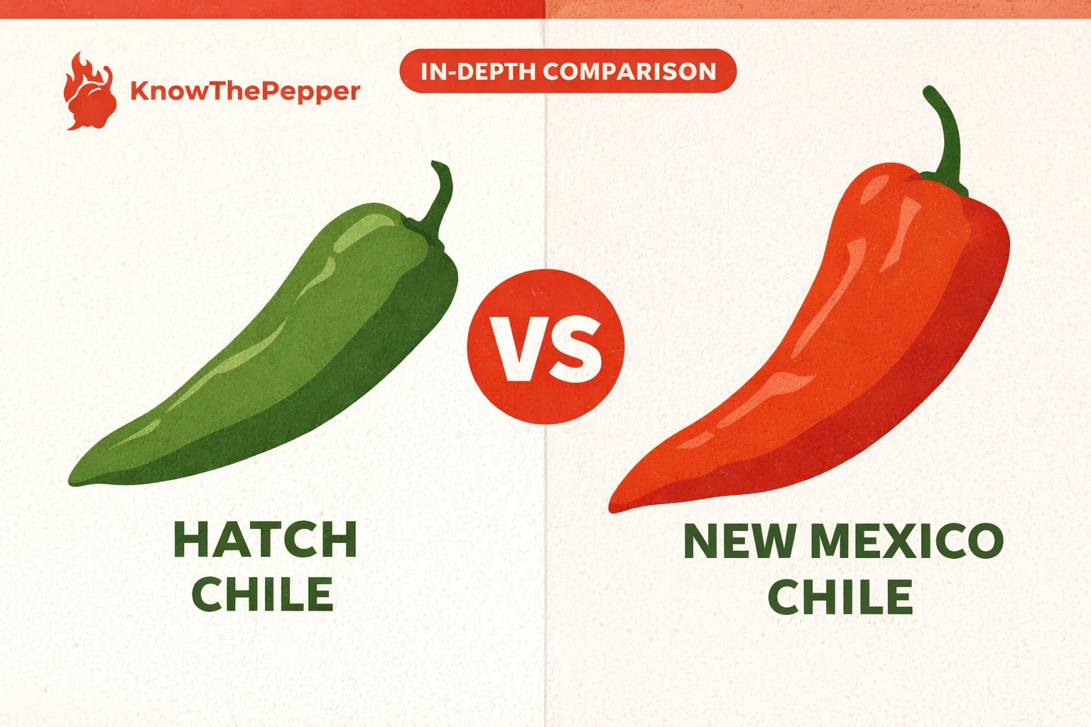 Hatch Chile vs New Mexico Chile comparison
