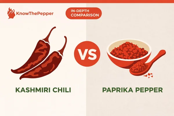 Kashmiri Chili vs Paprika Pepper: Key Differences Explained