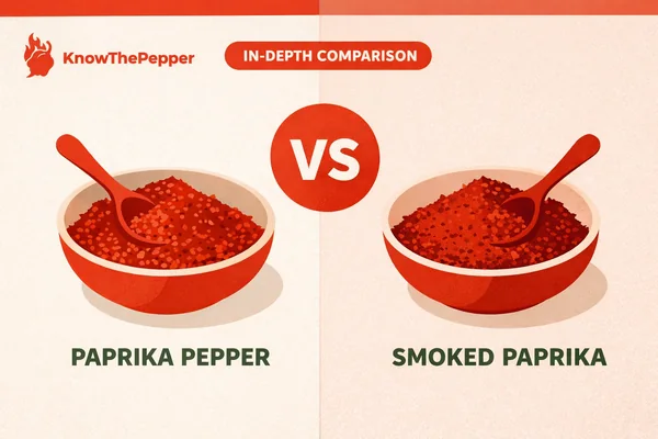 Paprika Pepper vs Smoked Paprika (Pimentón): Compared