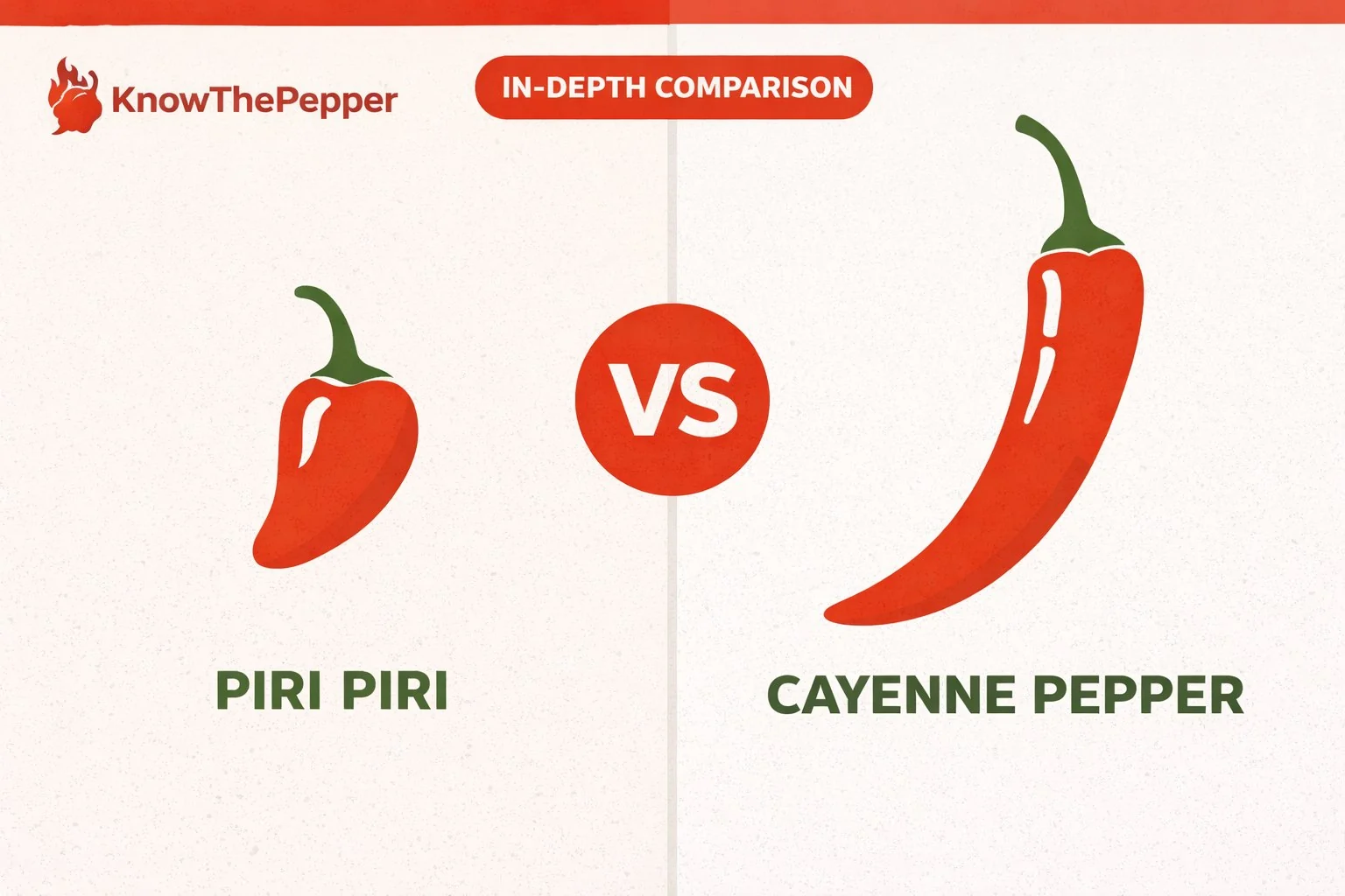 Piri Piri Pepper vs Cayenne Pepper comparison