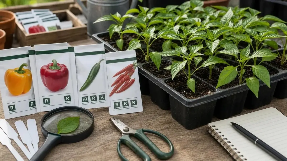 Disease-Resistant Pepper Varieties: How to Read Seed Labels - visual guide and reference