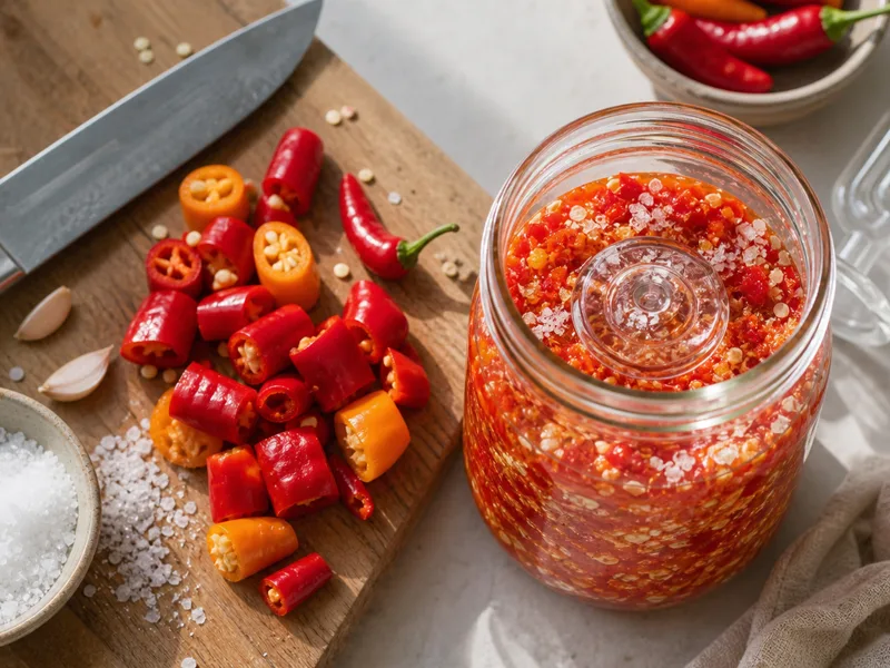 Fermented Pepper Mash: Salt Ratio, Setup, and Safety Checks