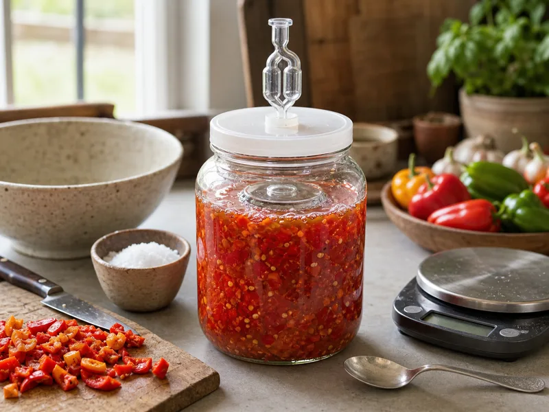 Fermented Pepper Mash: Salt Ratio, Setup, and Safety Checks - visual guide and reference