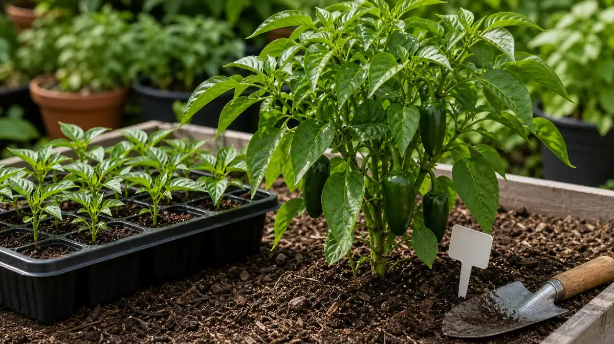 How to Grow Jalapenos (Seed to Harvest) - visual guide and reference