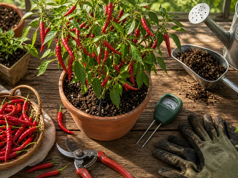 Growing Cayenne Peppers for Long Red Pods