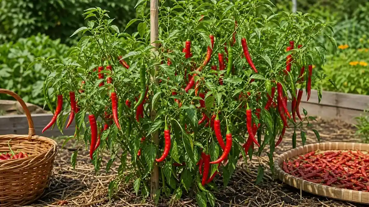 Growing Cayenne Peppers for Long Red Pods - visual guide and reference