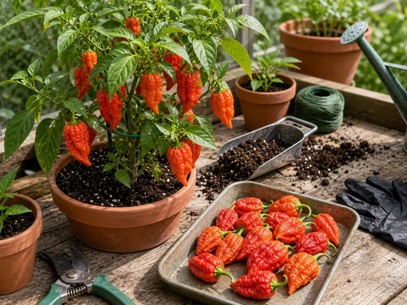 Growing Ghost Peppers Without Stalling the Plant
