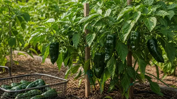 Growing Poblano Peppers for Wide, Stuffable Pods
