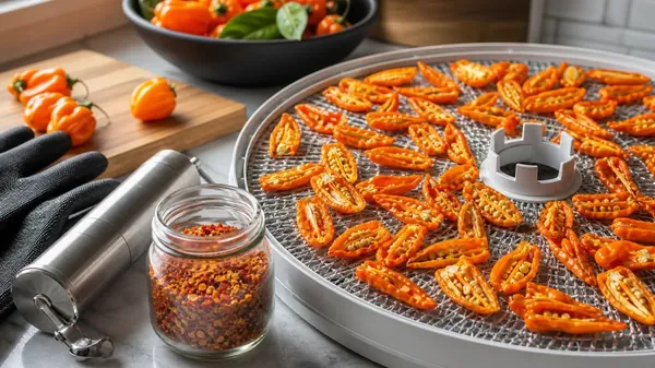 Habanero Flakes: Drying, Grinding, and Storage