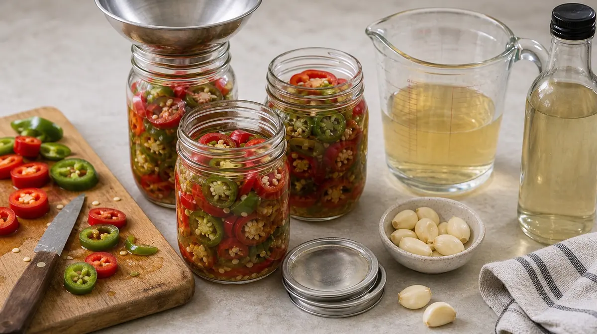 How to Pickle Peppers at Home - visual guide and reference