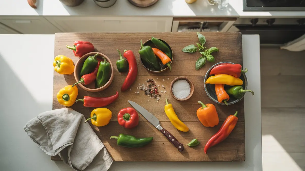 Mild Peppers for Cooking - visual guide and reference