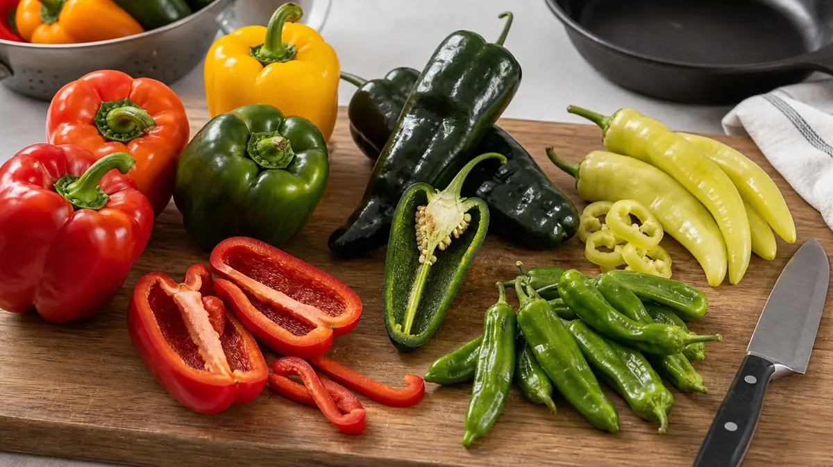 Mild Peppers for Cooking (Low-Heat Options) - visual guide and reference
