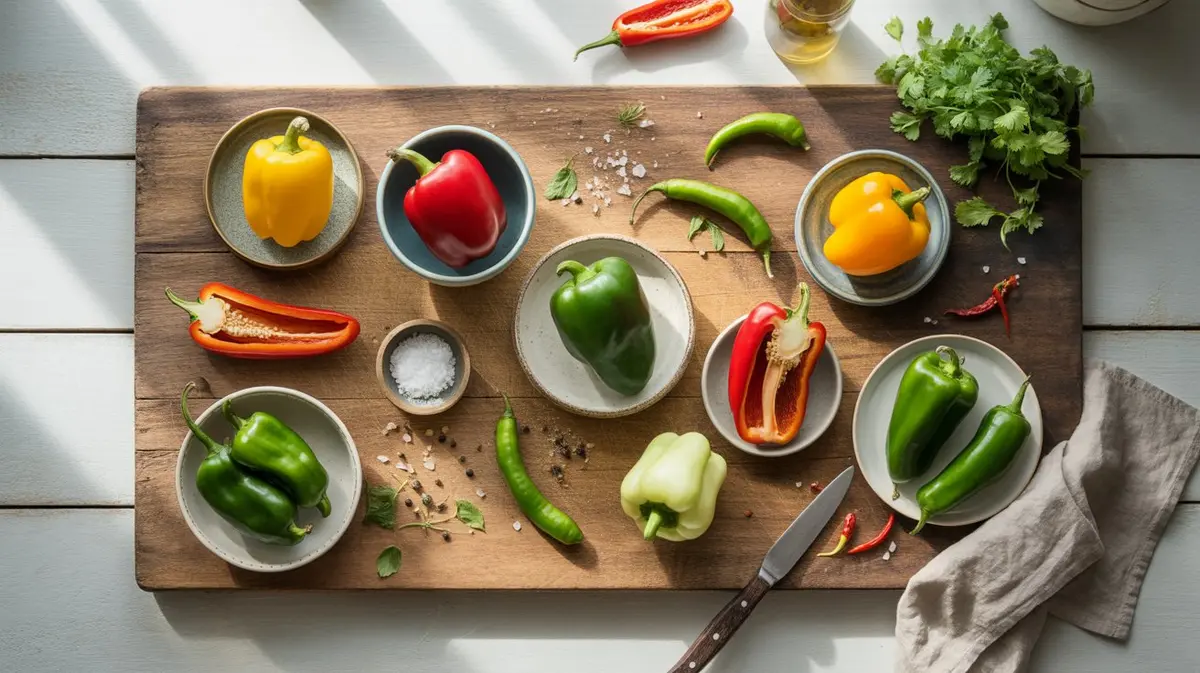 10 Mild Peppers for Beginners - visual guide and reference
