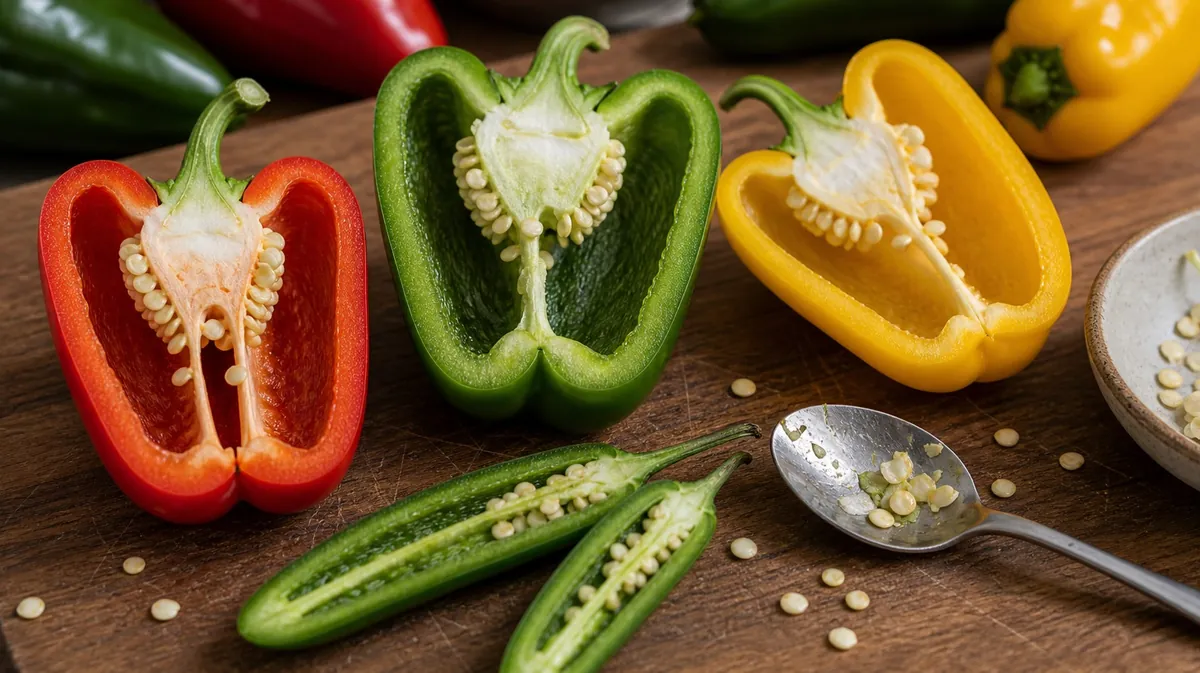 Pepper Anatomy: Understanding Seeds, Ribs & Placenta - visual guide and reference
