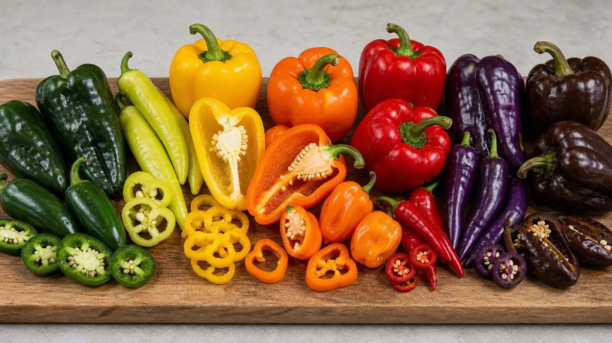 Pepper Color Guide: What Red, Green, Yellow & More Mean - visual guide and reference