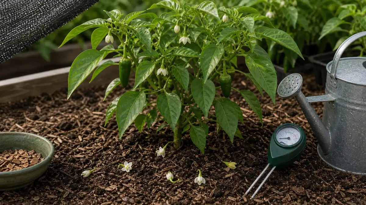Why Pepper Plants Drop Flowers (and How to Fix It) - visual guide and reference