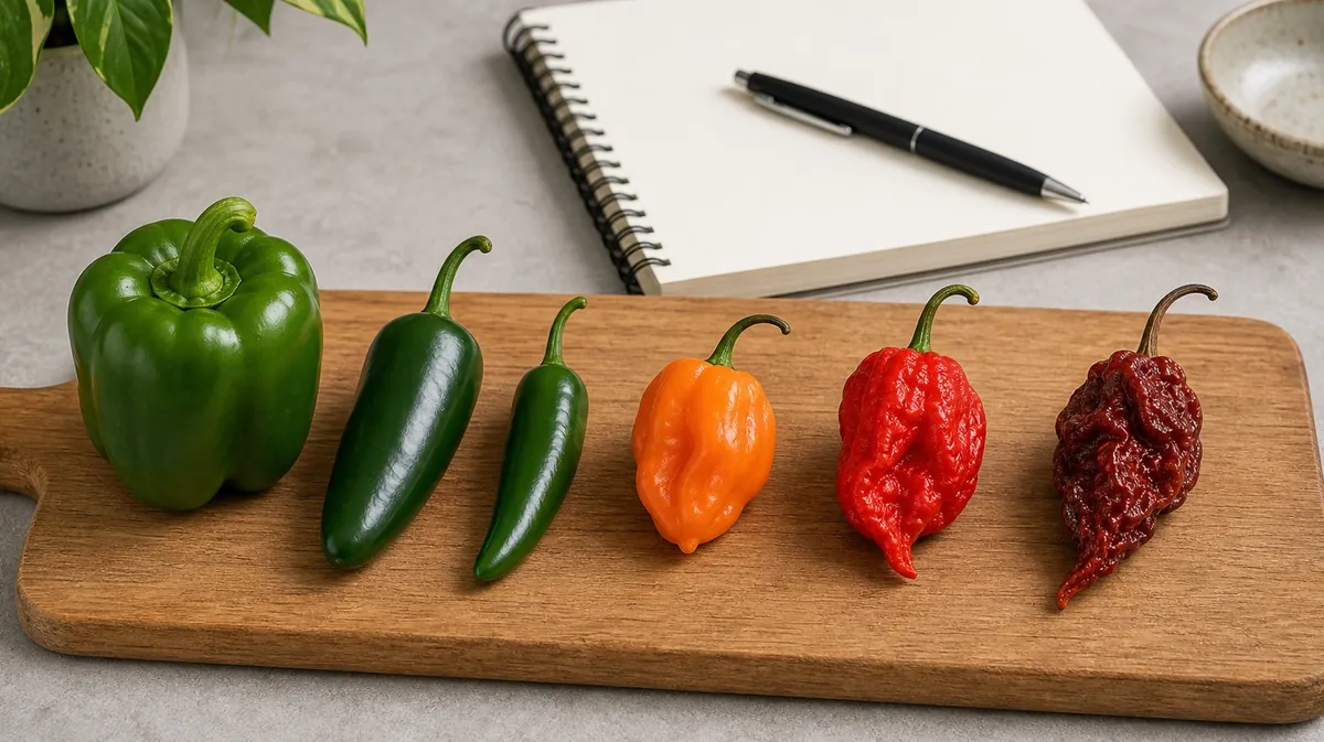 Pepper Heat Chart (Scoville Scale Printable) - visual guide and reference