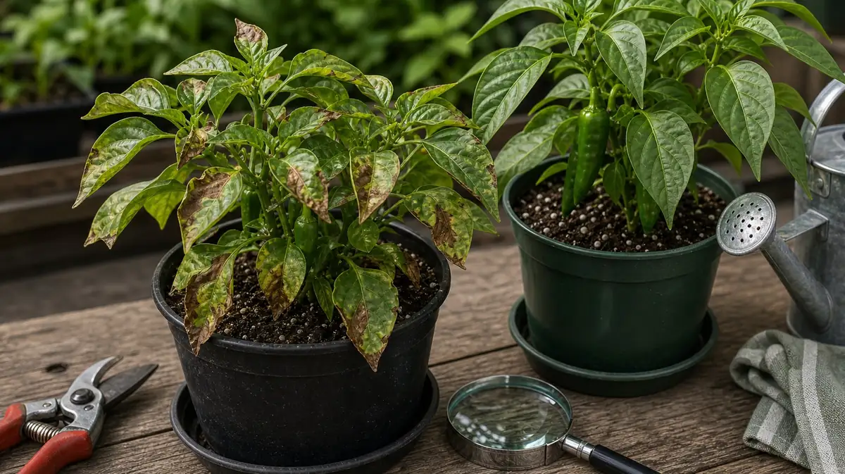 Pepper Leaves Turning Brown: 6 Causes & Fixes - visual guide and reference