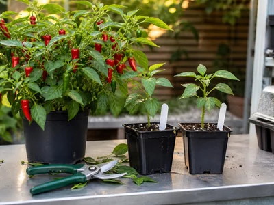 How to Propagate Pepper Plants From Cuttings
