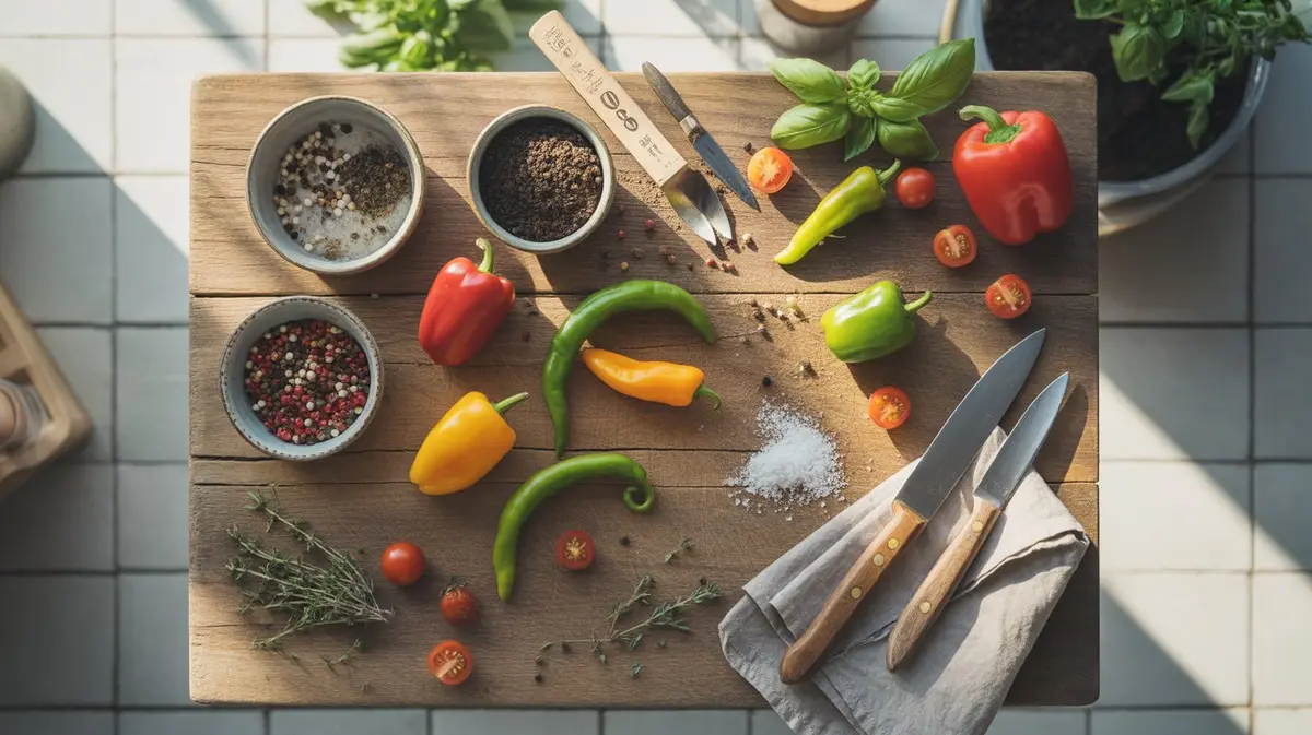 Pepper Plant Spacing Guide - visual guide and reference