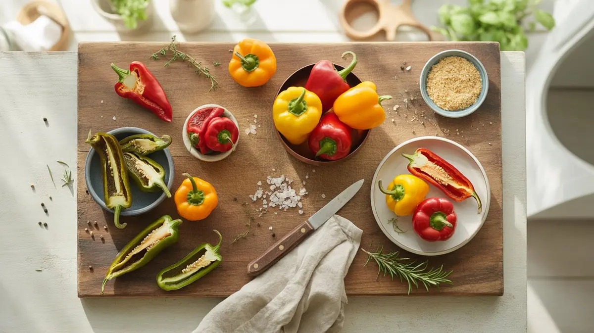 Best Peppers for Grilling - visual guide and reference