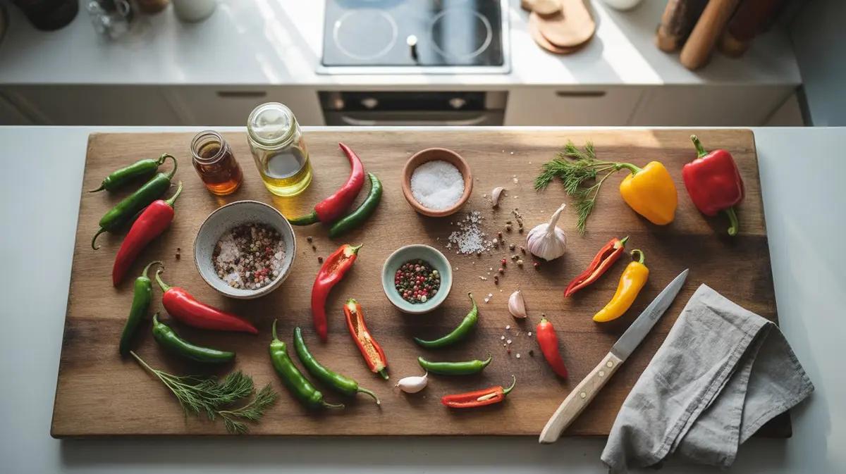How to Pickle Peppers - visual guide and reference
