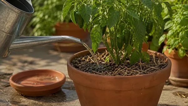 Watering Pepper Plants by Stage, Soil, and Weather
