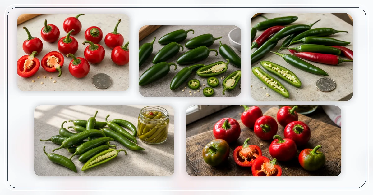 Best Peppers for Pickling hub with pepper varieties arranged for browsing
