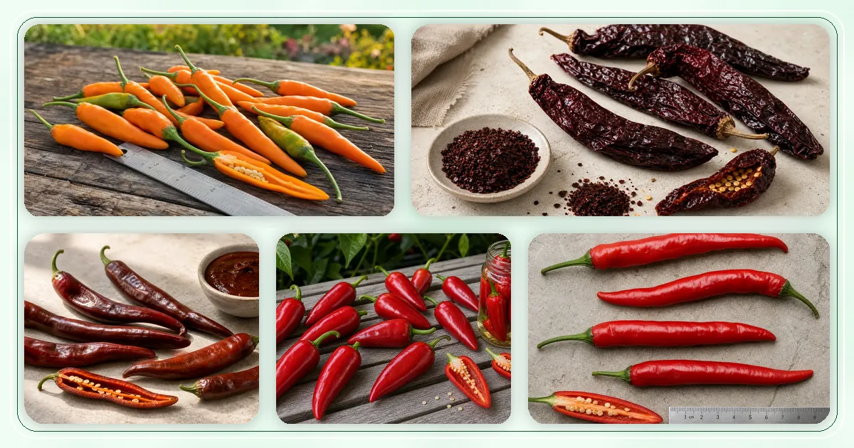 Turkish Peppers hub with route-specific pepper varieties arranged for browsing