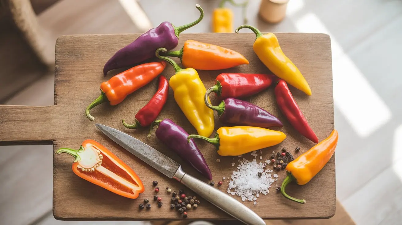 Aji Omnicolor pepper - appearance, color and shape