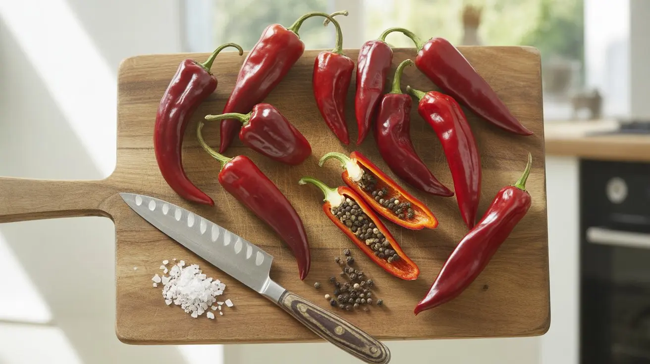 Aji Panca pepper - appearance, color and shape