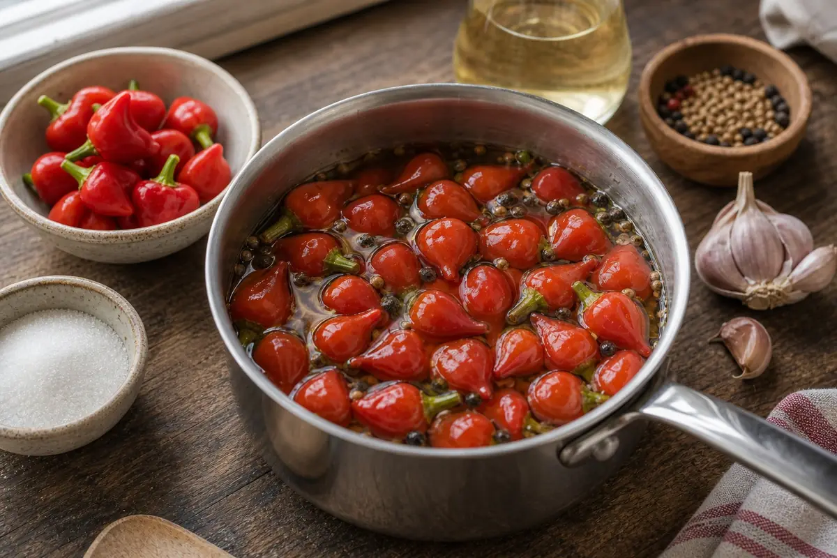 Additional Biquinho Pepper preparation view