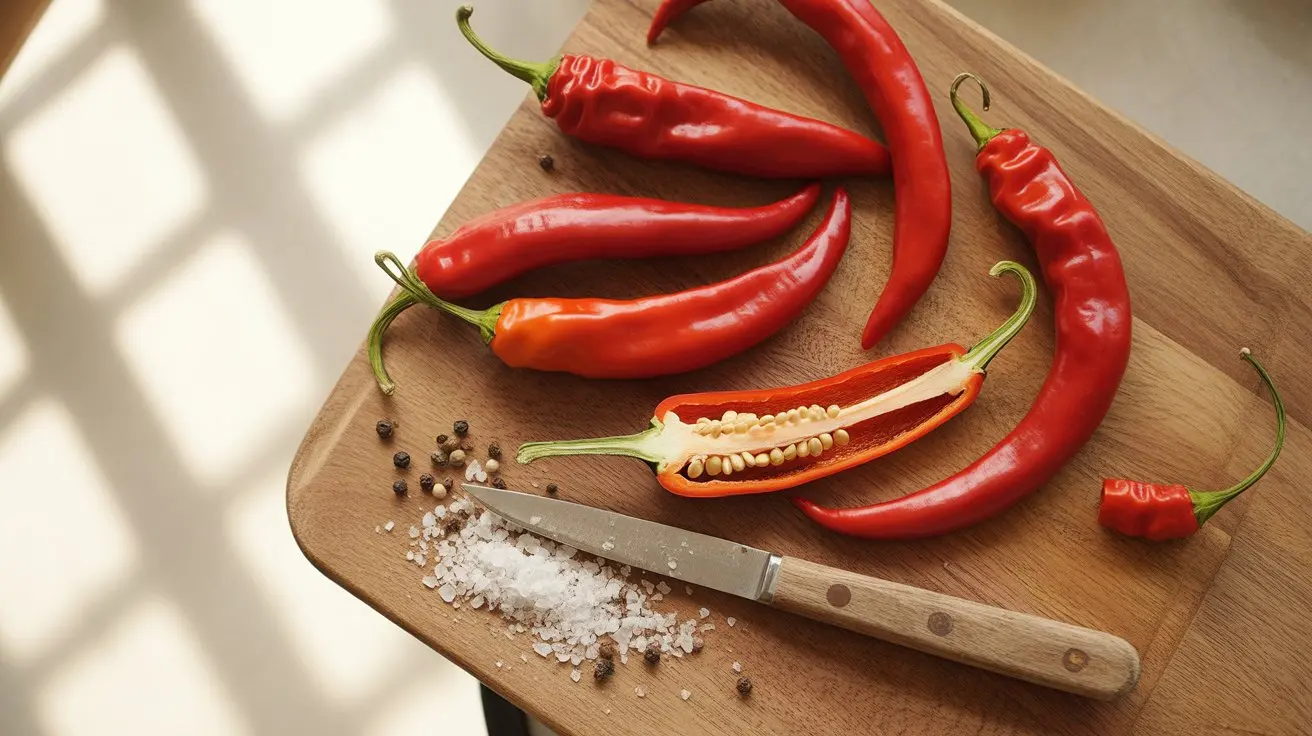 Chimayo Pepper pepper - appearance, color and shape