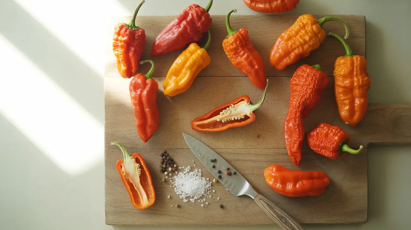 Ghost Pepper pepper - appearance, color and shape