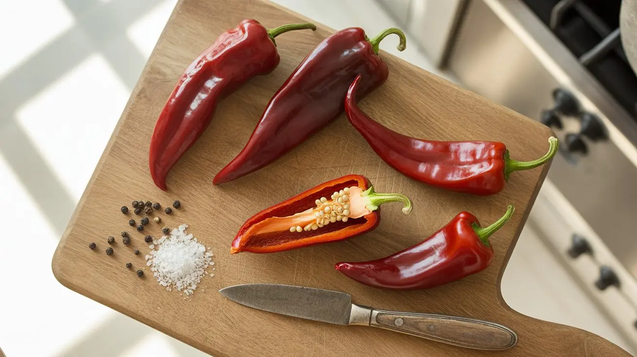 Guajillo Pepper pepper - appearance, color and shape
